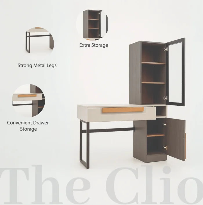 Clio Workstation – Modern Study & Office Desk