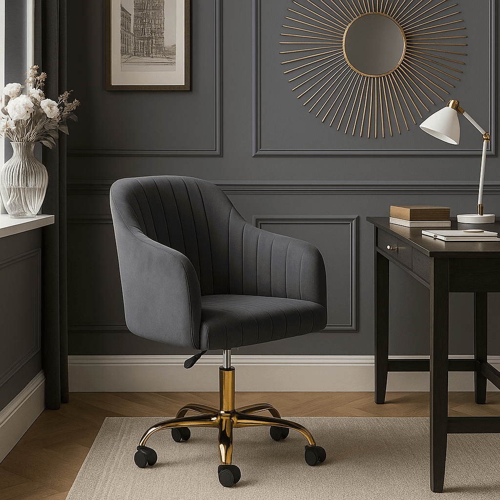 Arvio Upholstered Accent Chair with Wooden Legs