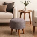 Orrin Ottoman Stool Upholstered Footrest Accent Seating Stool