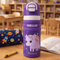 Unicorn Kids Water Bottle – Leak-Proof, BPA-Free, & Easy-Grip Design for School and Play