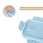 Leakproof Glass Lunch Box Set with Compartments (Set of 3)