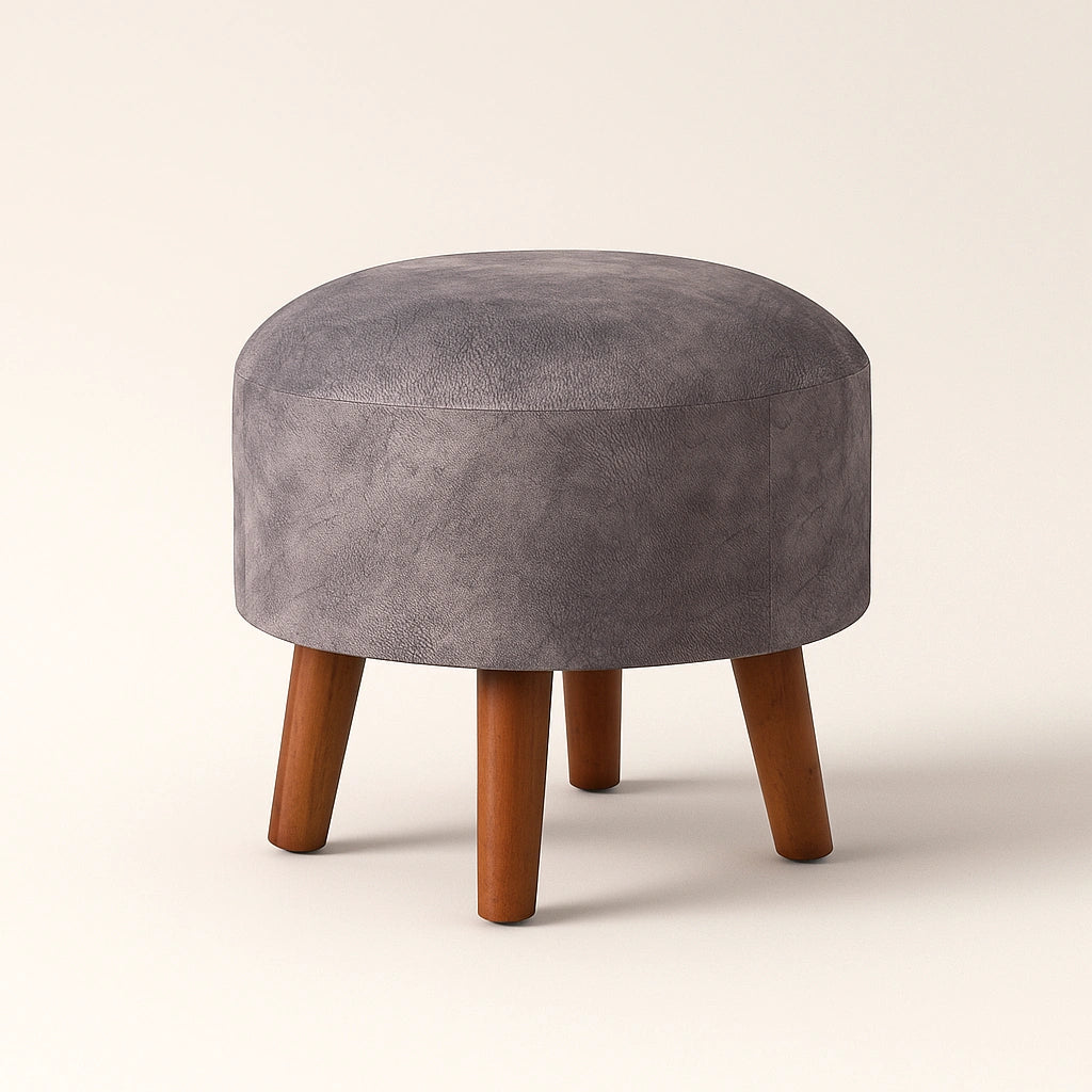 Orrin Ottoman Stool Upholstered Footrest Accent Seating Stool