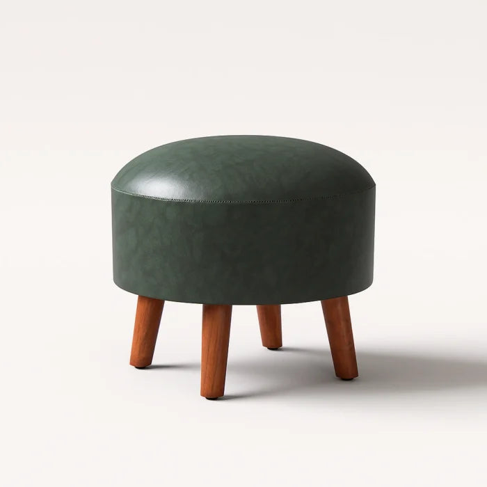 Orrin Ottoman Stool Upholstered Footrest Accent Seating Stool