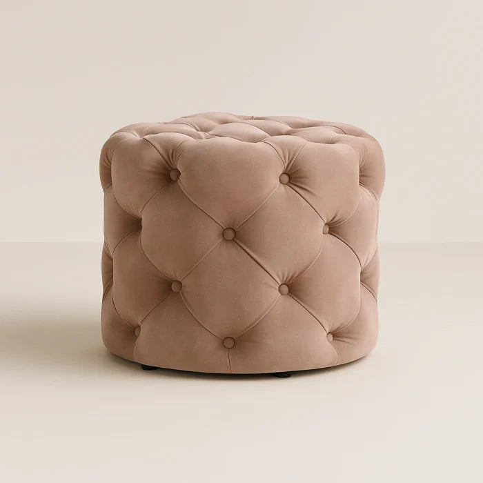 Cloud Bliss Tufted Ottoman Stool