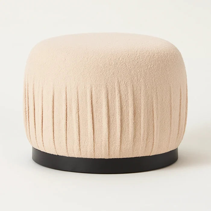 Luxe Ottoman Stool Upholstered Footrest Seating Stool