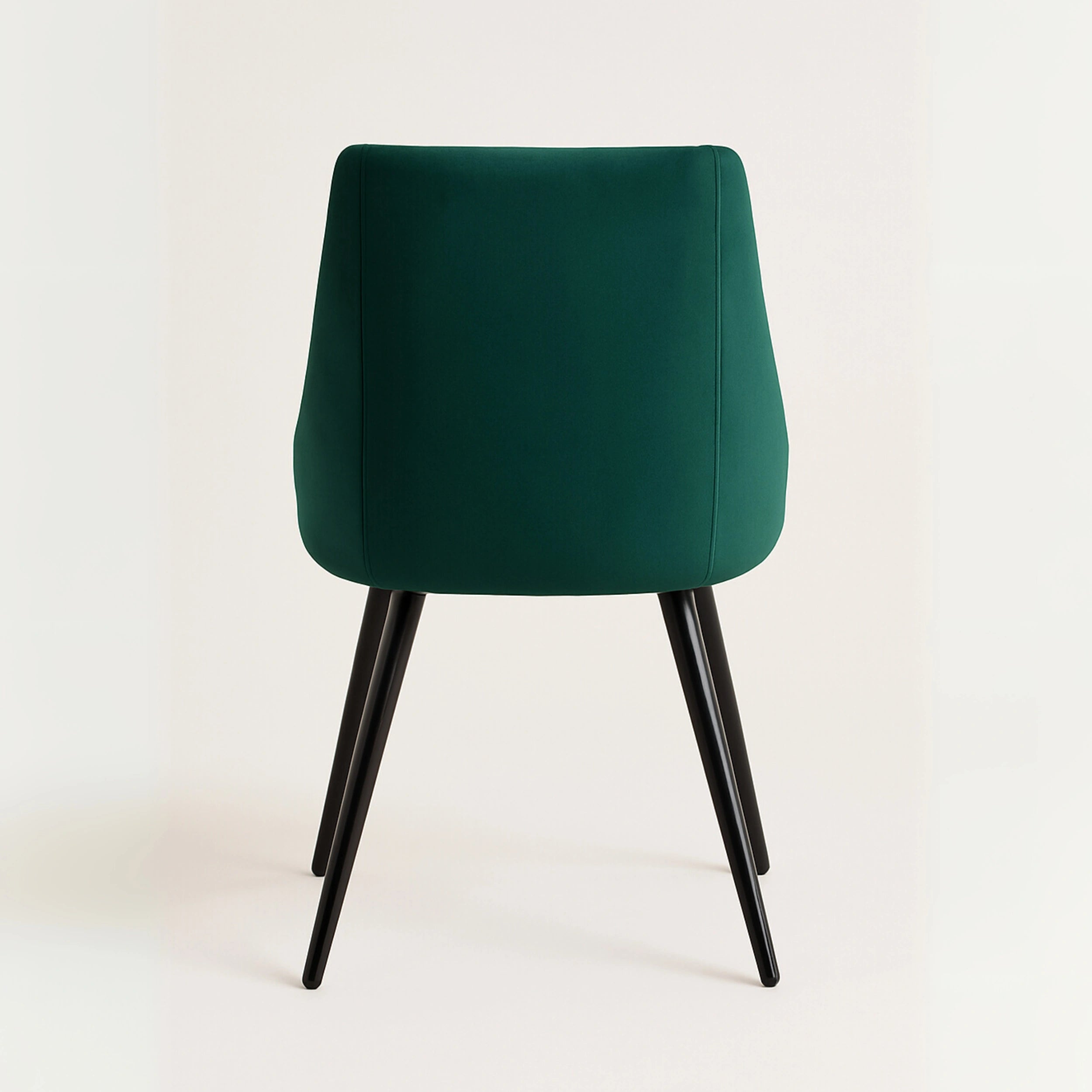 Flow Velvet Dining Chair with Metal Legs