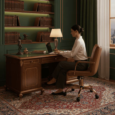 Orrin Upholstered Accent Chair with Wooden Legs