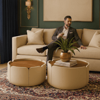 Luna Drift Modern Center Table For Living Room