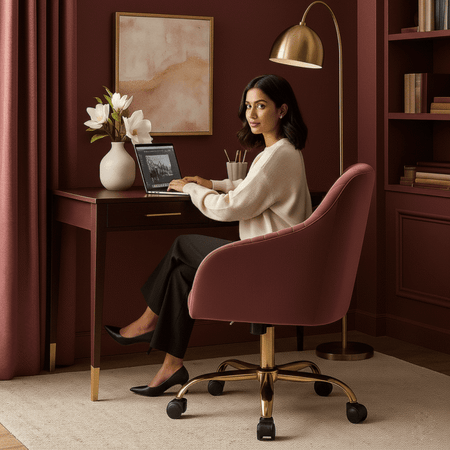 Arvio Upholstered Accent Chair with Wooden Legs