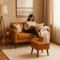 Cavett Upholstered Ottoman Stool