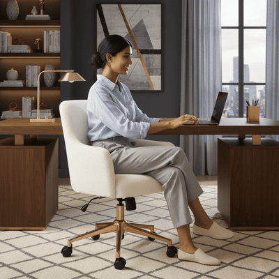 Clyra Upholstered Accent Chair with Wooden Legs