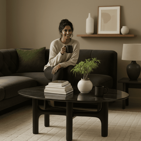Lunaris Modern Coffee Table for Living Room