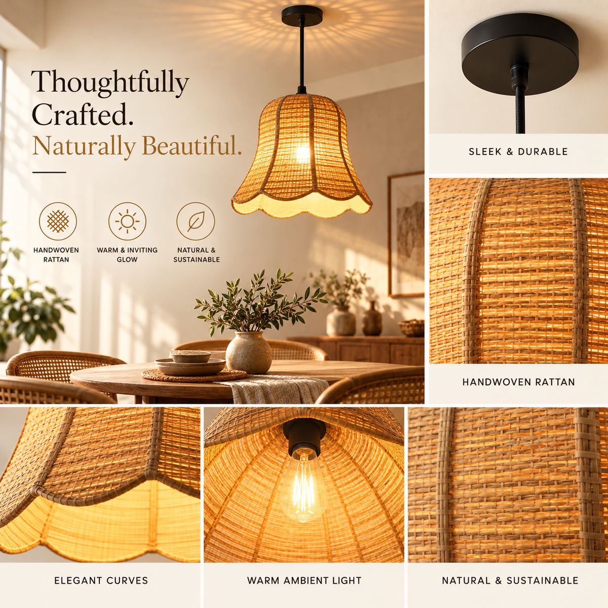 Hanging Ceiling Light for Living Room Decor