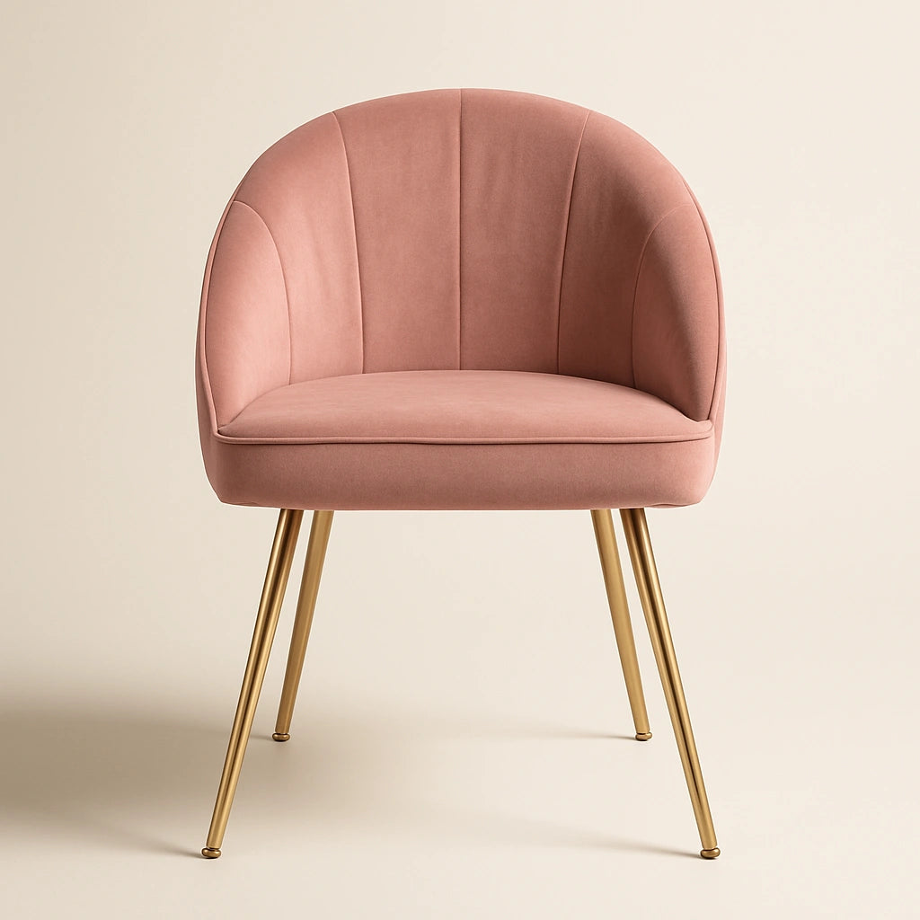 Orbelle Upholstered Dining Chair with Wooden Frame