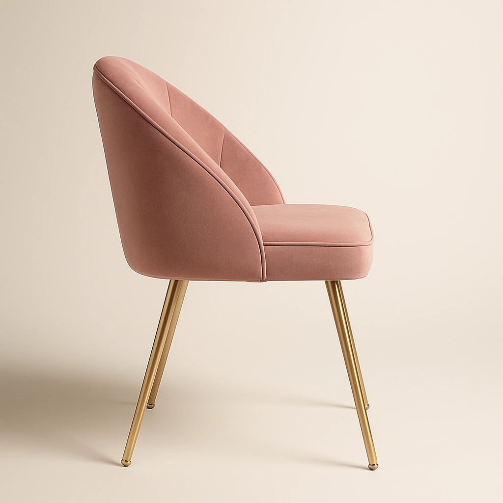 Orbelle Upholstered Dining Chair with Wooden Frame