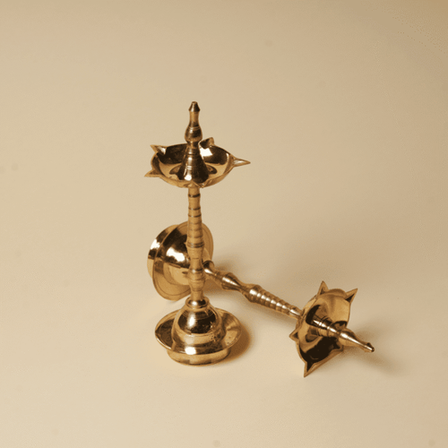 Divine Flame Tall Duo Candle Holder - Set of 2