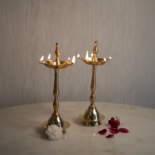 Divine Flame Tall Duo Candle Holder - Set of 2