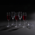 Celeste Fluted Champagne – Elegant Ribbed Drinkware Glasses Set of 6