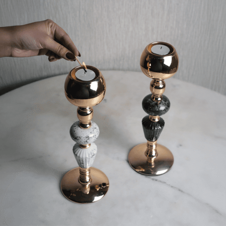 Regal Glow Trio Candle Holder - Set of 3