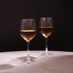 Twin Aura Wine Glasses – Elegant Modern Drinkware Set of 2