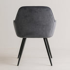 Tufted Upholstered Dining Chair with Wooden Legs