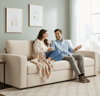 Caelo 3 Seater Sofa Modern Upholstered Living Room Sofa