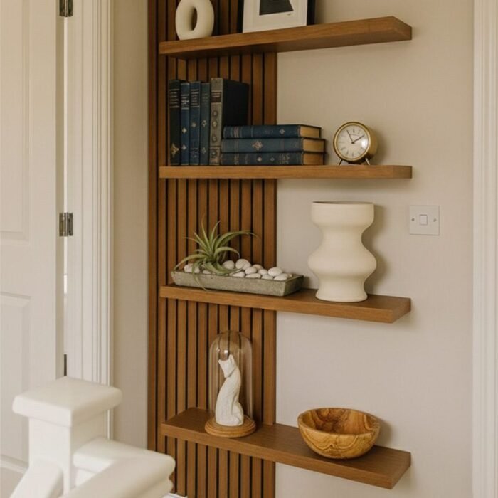 Ami Modern Wall Shelf for Living Room & Bedroom Decor
