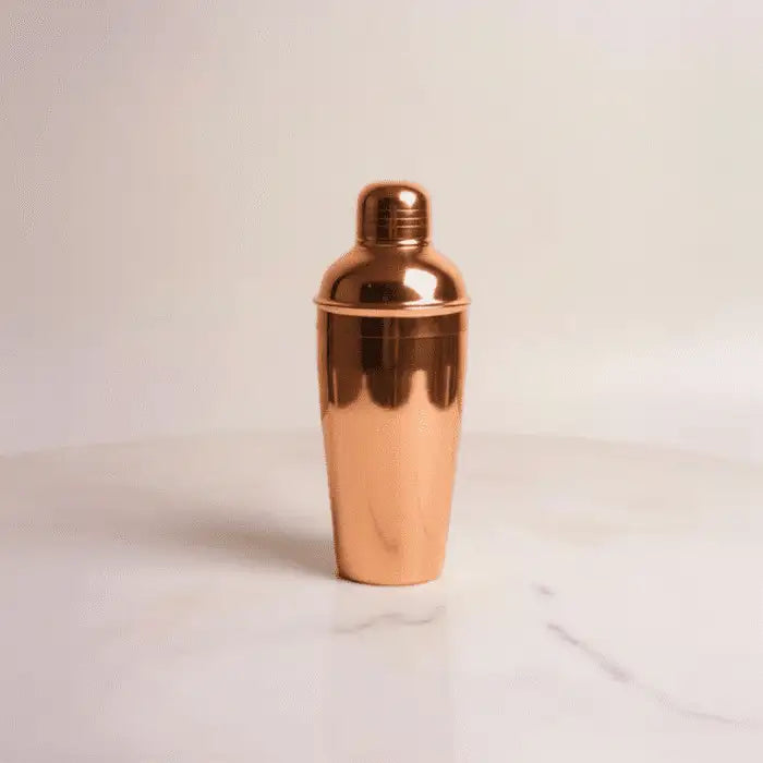 Copper Cocktail Shaker | Stainless Steel Bar Shaker for Cocktails & Mocktails