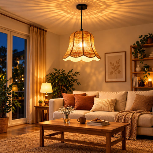 AmberArc Hanging Ceiling Light by Intaryaa