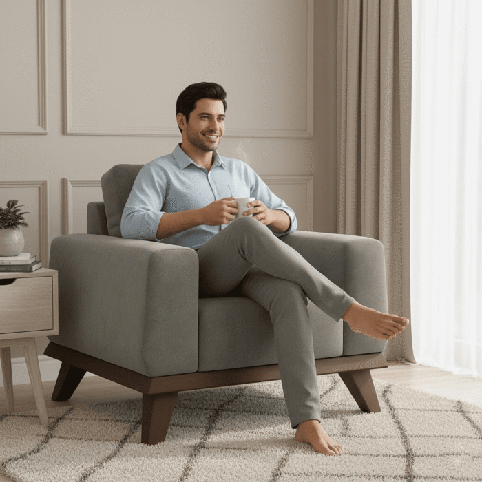 Arlen Single Seater Upholstered Accent Chair