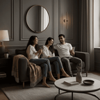 Serin Plush Sofa Modern Upholstered Living Room Sofa
