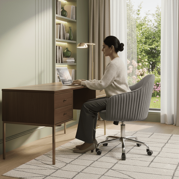 luxury study chair Feyra Chair - Image 1