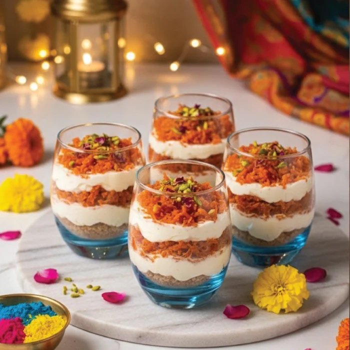 Bluemist Juice Glasses vibrant blue tinted modern drinkware set by Intaryaa