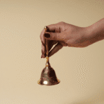 Handcrafted brass pooja bell for home temple and daily rituals