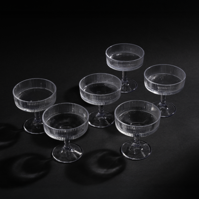 Crystal Martini Set | Luxury Cocktail Barware | Intaryaa