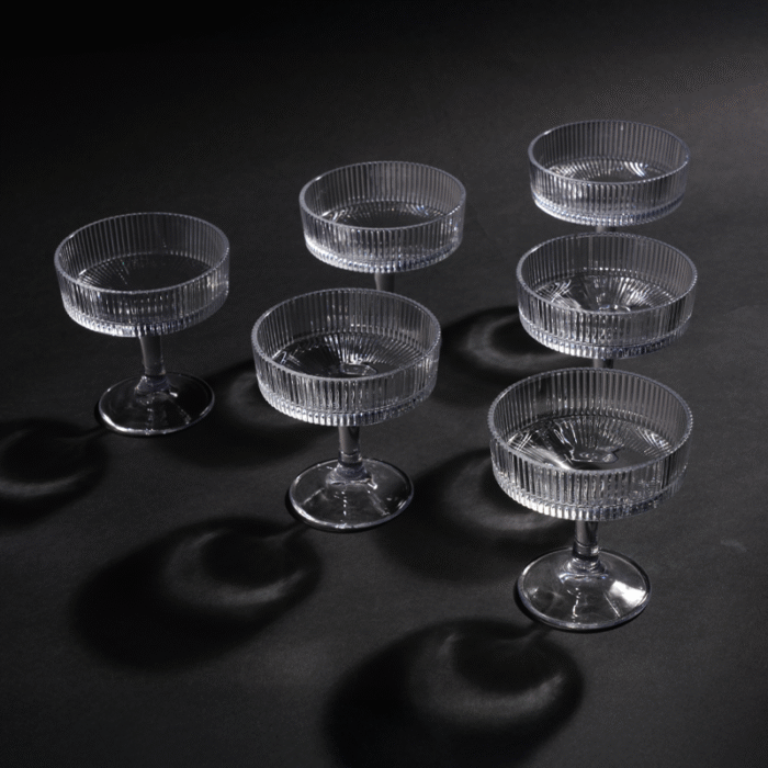 Crystal Martini Set | Luxury Cocktail Barware | Intaryaa