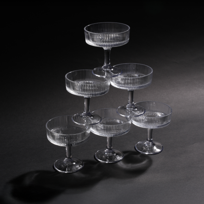 Crystal Martini Set | Luxury Cocktail Barware | Intaryaa