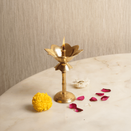 Floral Eternal Jyot Stand