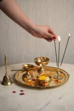 Divine Puja Thali Set | Elegant Aarti & Prayer Essentials | Intaryaa