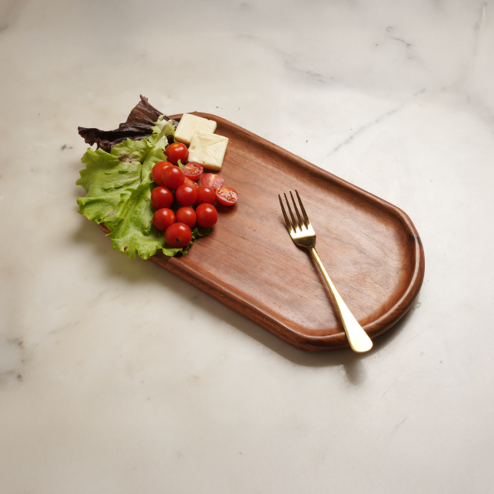 Woodland Edge Platter | Artisanal Serving Tray | Intaryaa
