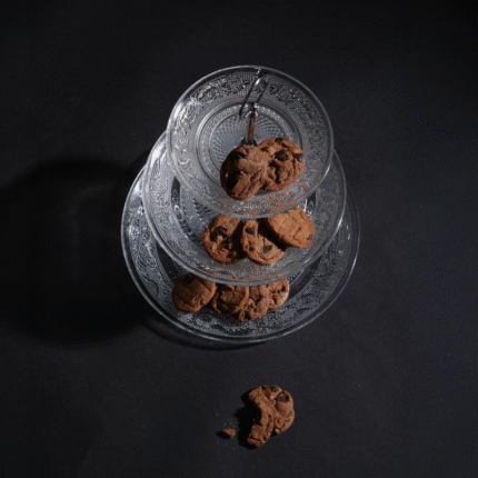 The Crystal Tiered Stand | Elegant Dessert & Cake Display | Intaryaa