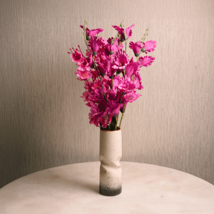 Eternal Loop Vase | Sculptural Modern Ceramic Vase | Intaryaa