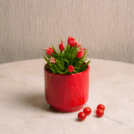 Crimson Glow Vase - Image 3