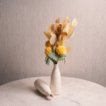 Ivory Bloom Stem Vase - Set of two - Image 3