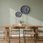 Indigo Wall Plate Set