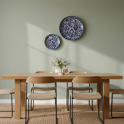 Indigo Wall Plate Set