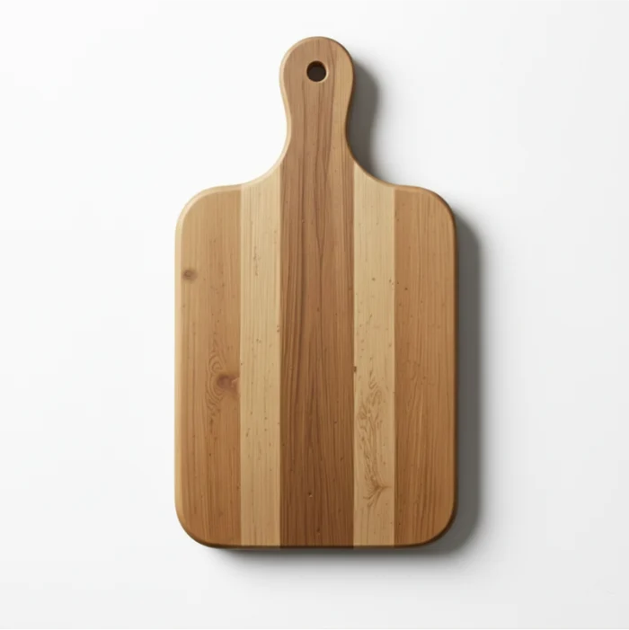 Wooden Paddle Chopping Board Set of 3 with Handle | Solid Wood Cutting Board, Kitchen Chopping & Serving Boards - Image 2
