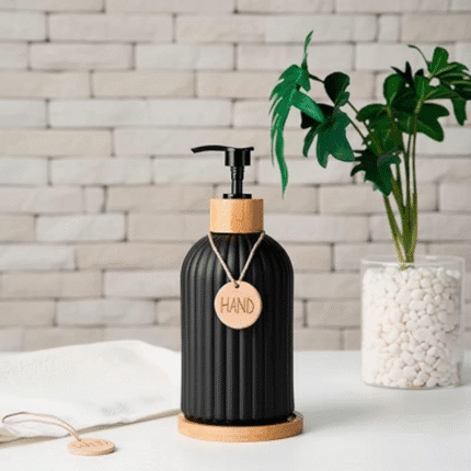 Ribbed Hand Soap Dispenser