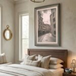 Old Town Walk | Vintage European Architecture Wall Art | Intaryaa