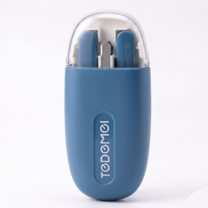 Portable Travel Cutlery Set with Case | Stainless Steel Spoon Fork Chopsticks Set for Office & Travel